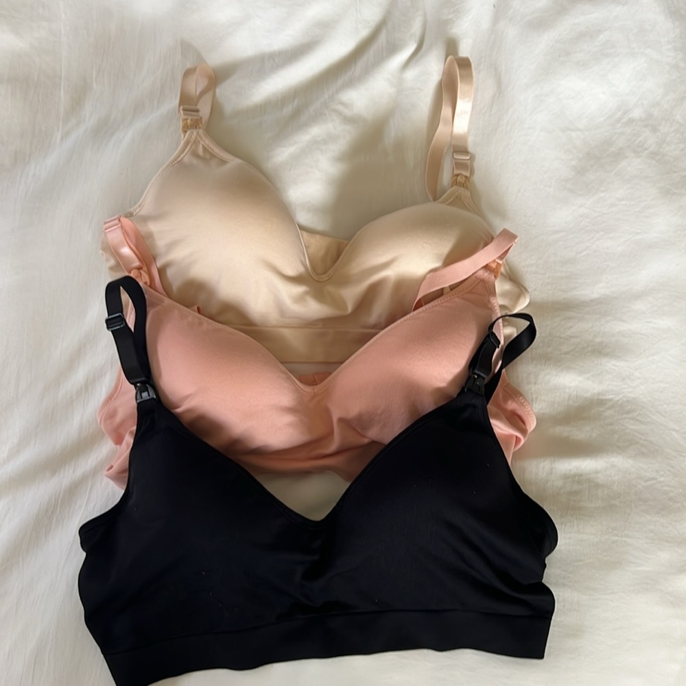 3-Pack Maternity Nursing Bras